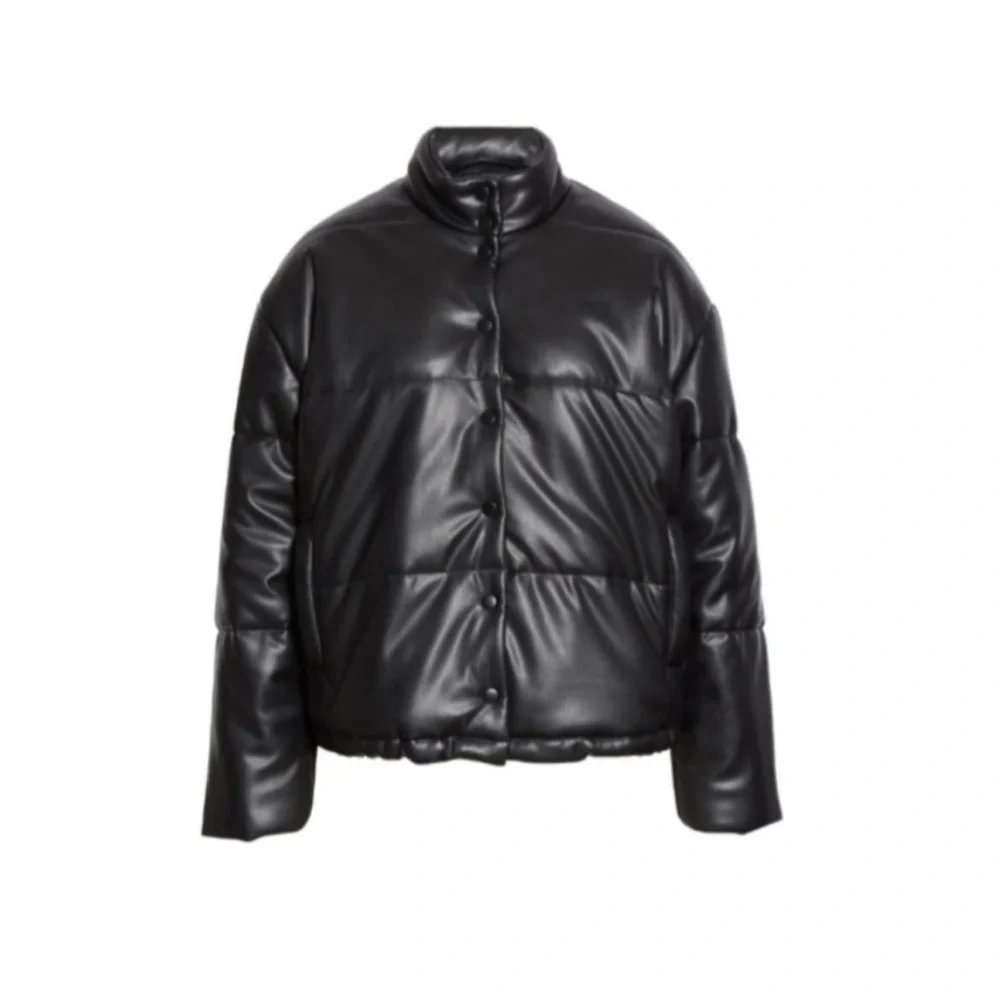 NWT Rails Otto Faux Leather Jacket in Black - Picture 10 of 16
